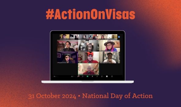  Migrant Voice - Day of #ActionOnVisas - standing in solidarity